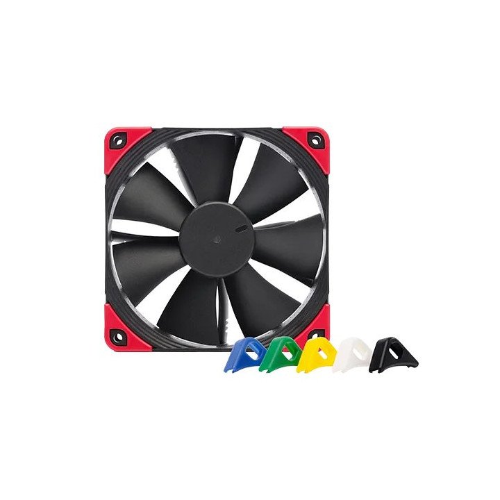 מאוורר למארז 12 ס"מ Noctua NF-F12 chromax.black.swap PWM בצבע שחור עם 