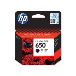 ראש דיו שחור מקורי HP 650 CZ101AE
