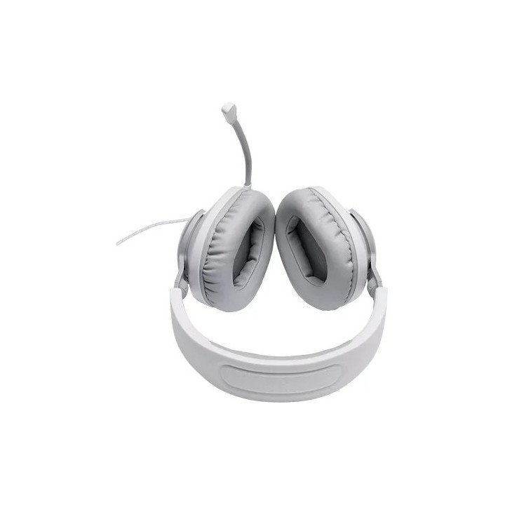 אוזניות JBL גיימינג חוטיות Quantum 100 בצבע לבן