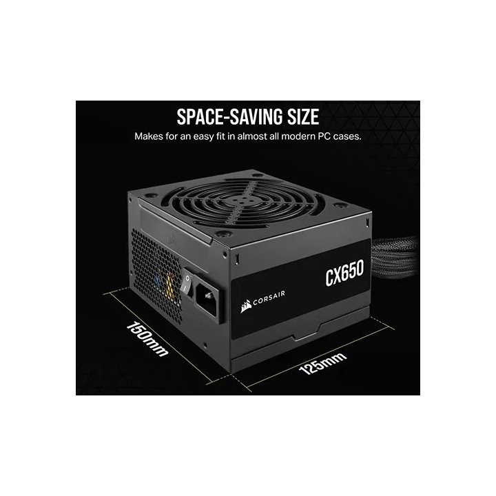 ספק כוח למחשב Corsair CX650 80 PLUS Bronze 650W