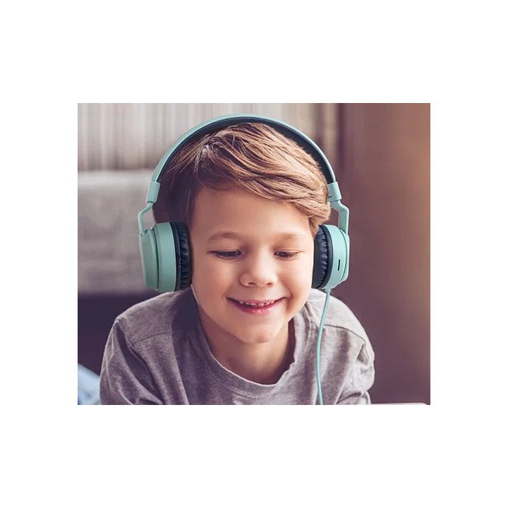אוזניות אלחוטיות לילדים Fingertime Bobo1 Wireless Bluetooth בצבע כחול