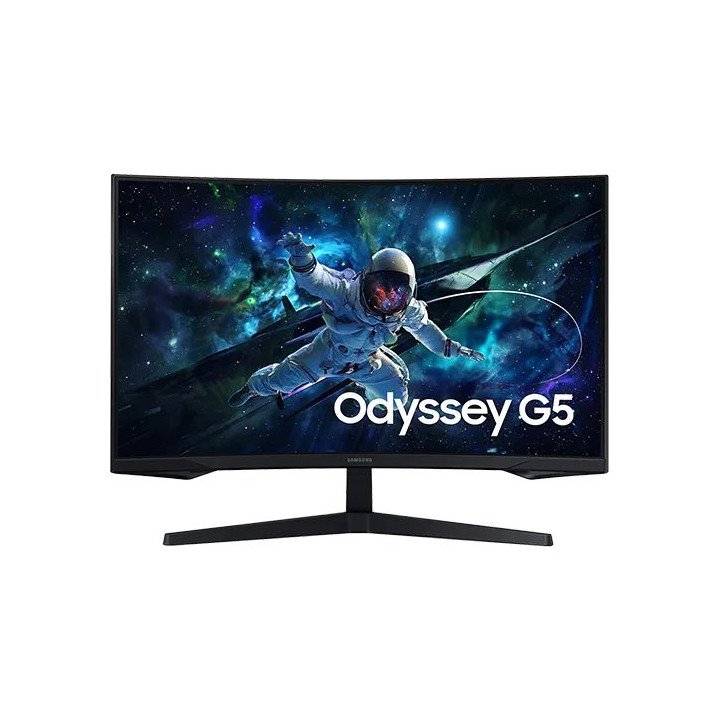 מסך גיימינג קעור 26.9 אינץ Samsung Odyssey G5 Series 2K WQHD S27CG552E