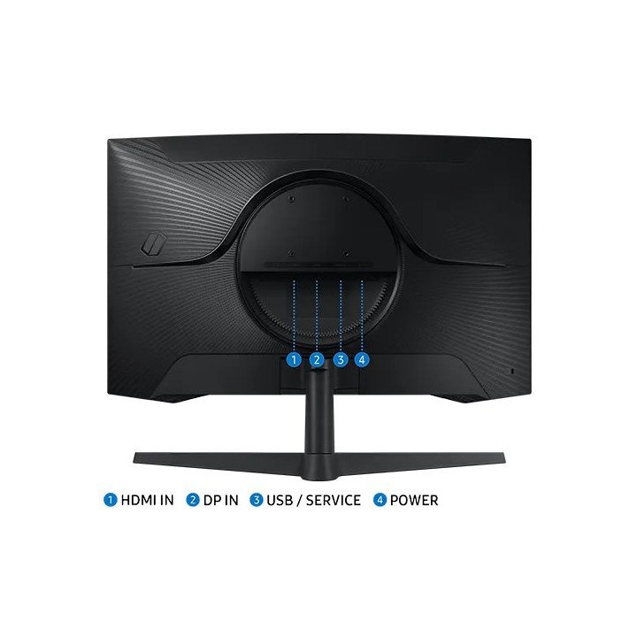 מסך גיימינג קעור 26.9 אינץ Samsung Odyssey G5 Series 2K WQHD S27CG552E