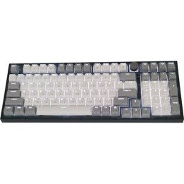 מקלדת גיימינג GK92 אלחוטית מכנית RGB Mechanical Yellow Switch בצבע לבן
