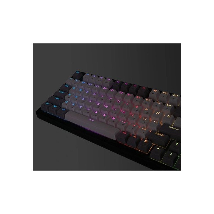 מקלדת גיימינג GK92 אלחוטית מכנית RGB Mechanical Yellow Switch בצבע לבן