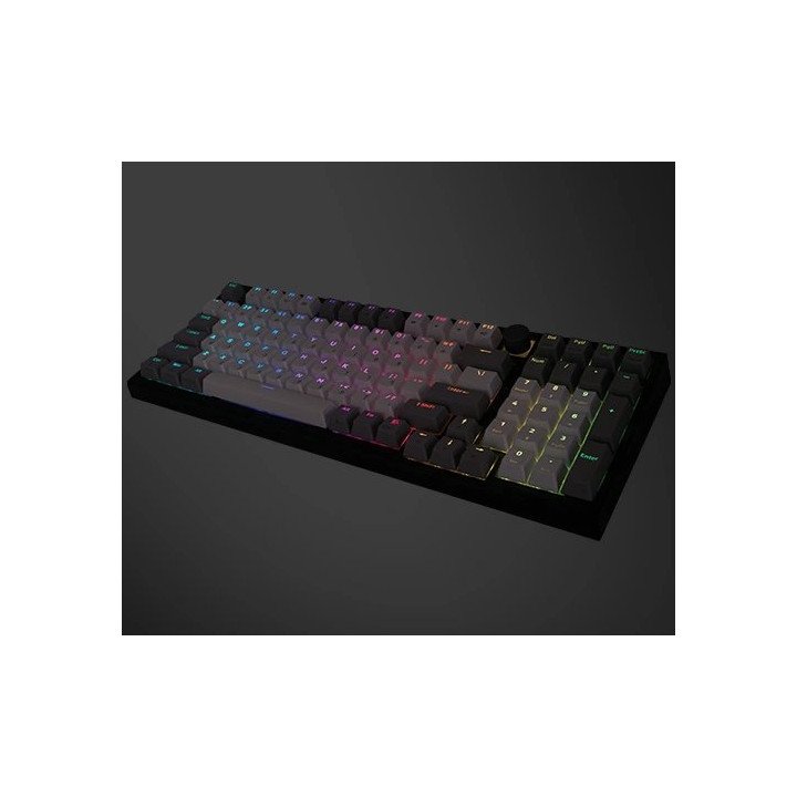 מקלדת גיימינג GK92 אלחוטית מכנית RGB Mechanical Yellow Switch בצבע לבן