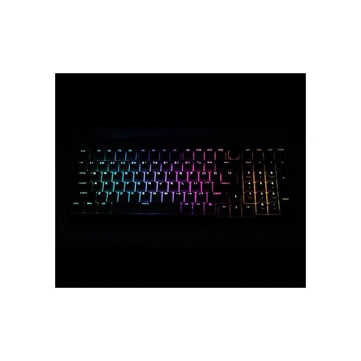 מקלדת גיימינג GK92 אלחוטית מכנית RGB Mechanical Yellow Switch בצבע לבן