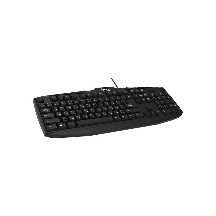 מקלדת חוטית Super Peripherals K112 בצבע שחור עברית / אנגלית