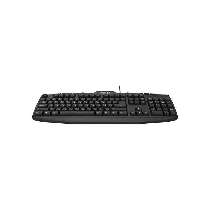 מקלדת חוטית Super Peripherals K112 בצבע שחור עברית / אנגלית