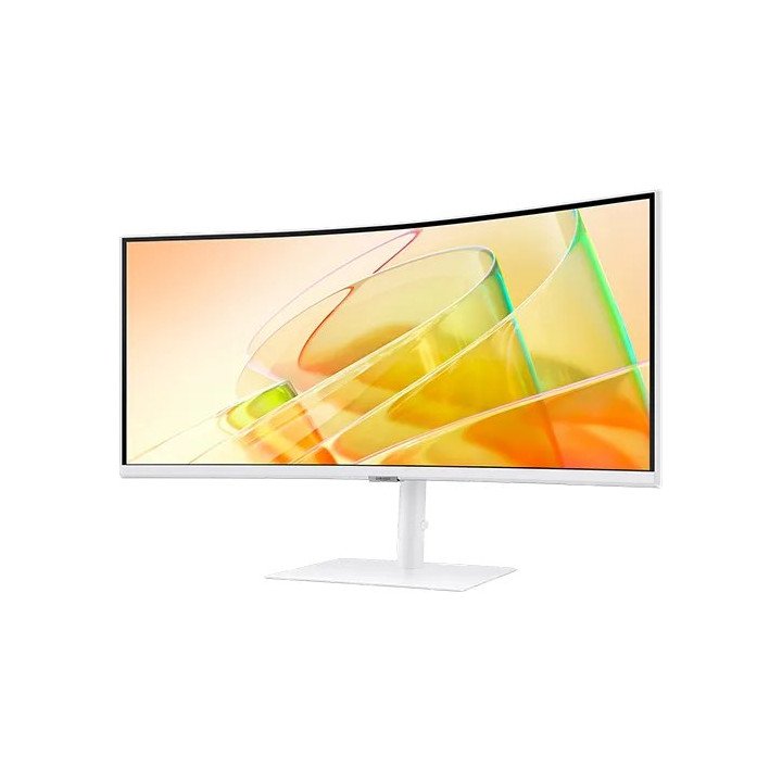 מסך מחשב לבן רחב קעור 34 אינץ Samsung ViewFinity S65TC HDR 21:9 UWQHD 