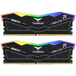 זכרון למחשב Team Group T-FORCE DELTA RGB DDR5 6400MHz 2x16GB CL40 בצבע
