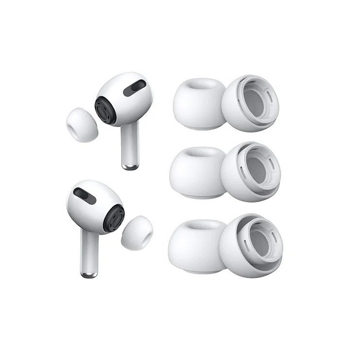 מתאמי סיליקון לאוזניות  Apple AirPods Pro ו- AirPods Pro 2 במידות S, M