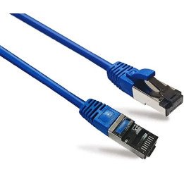 כבל רשת כ-2 מטר דק במיוחד Cat 7 Ultra Slim בצבע כחול Super Connect