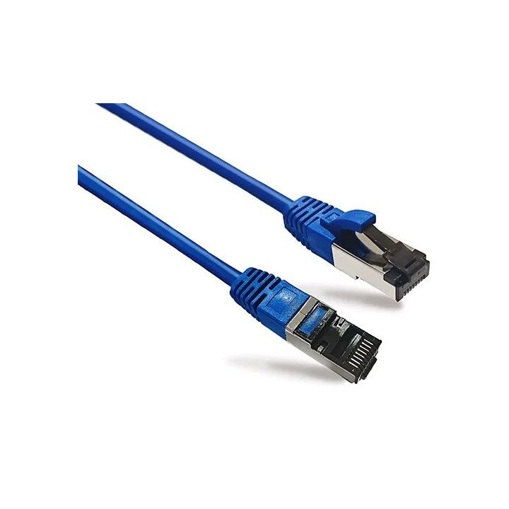 כבל רשת כ-2 מטר דק במיוחד Cat 7 Ultra Slim בצבע כחול Super Connect