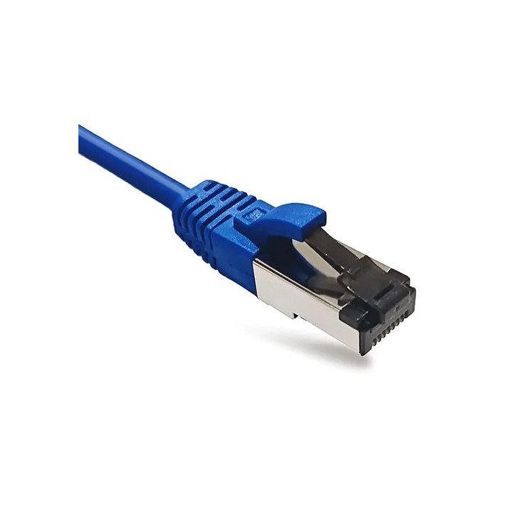 כבל רשת כ-10 מטר דק במיוחד Cat 7 Ultra Slim בצבע כחול Super Connect