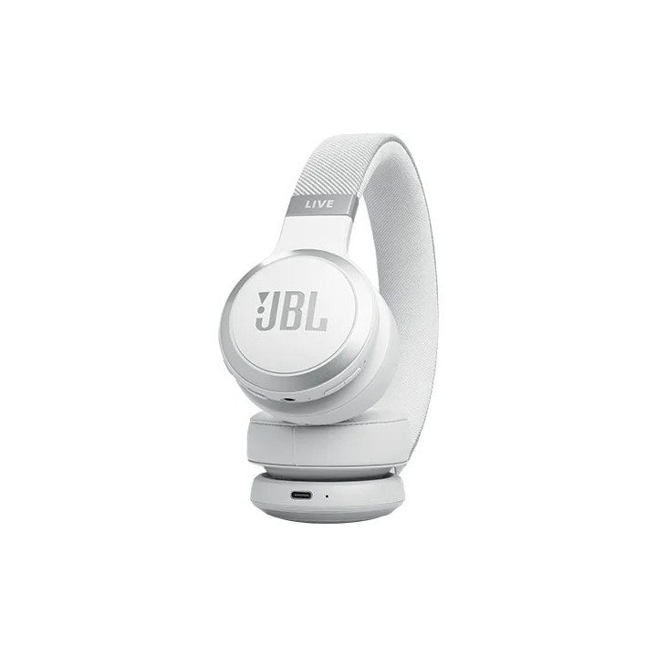 אוזניות קשת JBL אלחוטיות Live 670NC בצבע לבן