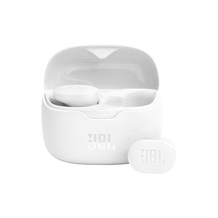 אוזניות אלחוטיות JBL Tune Buds TWS Bluetooth בצבע לבן