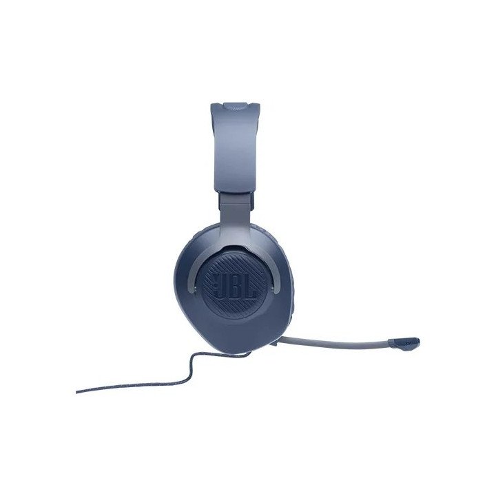 אוזניות JBL גיימינג חוטיות Quantum 100 בצבע כחול