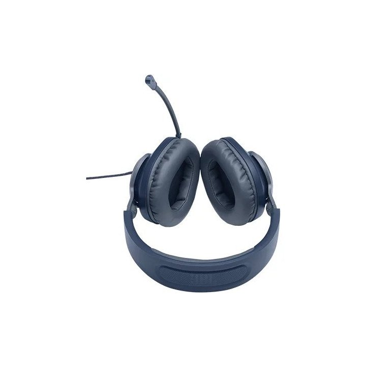 אוזניות JBL גיימינג חוטיות Quantum 100 בצבע כחול