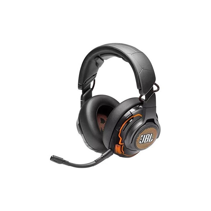 אוזניות גיימינג חוטיות JBL Quantum ONE בצבע שחור