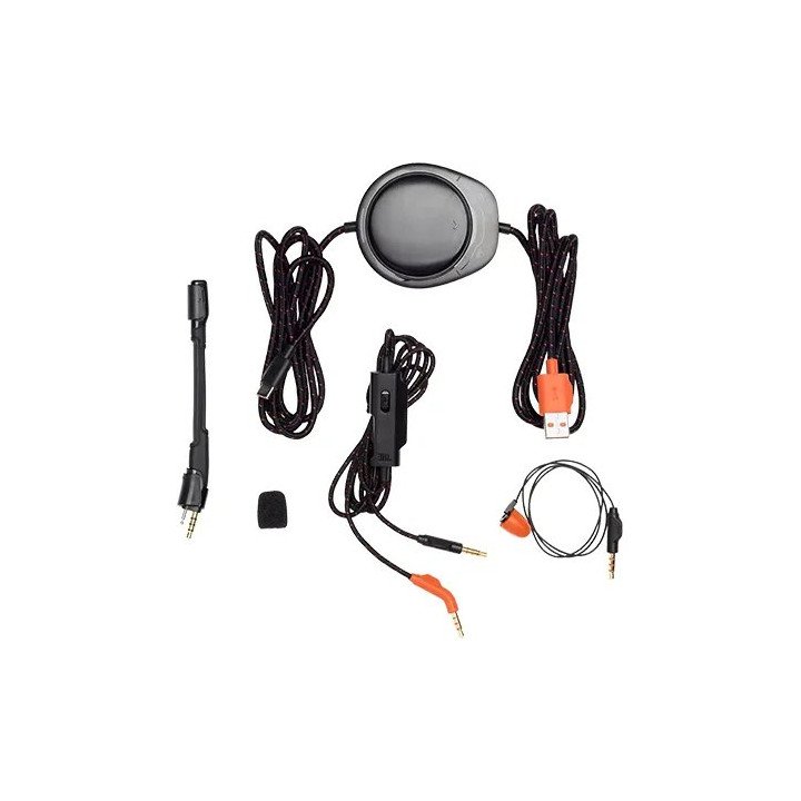 אוזניות גיימינג חוטיות JBL Quantum ONE בצבע שחור
