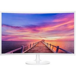 מסך מחשב לבן קעור 27 אינץ Samsung Curved C27F391FHR