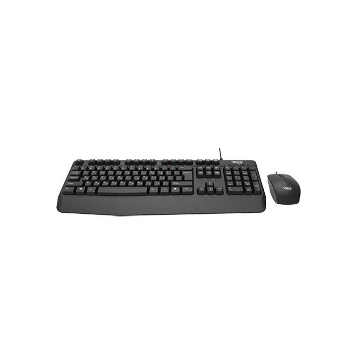 סט מקלדת ועכבר חוטיים Super Peripherals S110 רוסית עברית ואנגלית בצבע 