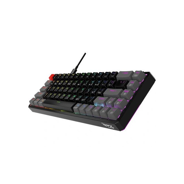 מקלדת מכנית Super Gaming GX980 Red Switch בצבע שחור עברית/אנגלית