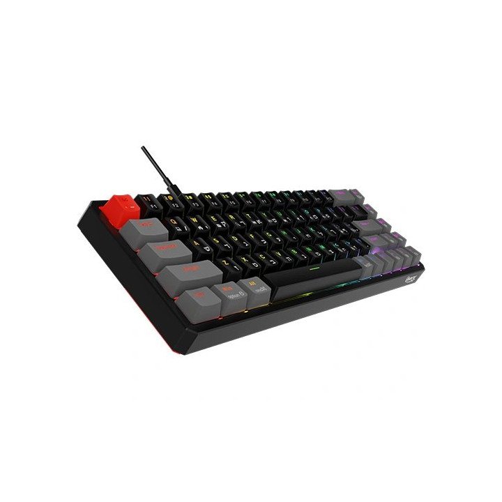 מקלדת מכנית Super Gaming GX980 Red Switch בצבע שחור עברית/אנגלית