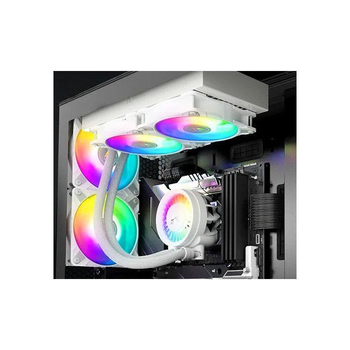 קירור נוזלי למעבד ARCTIC Liquid Freezer III 240 A-RGB 240mm בצבע לבן