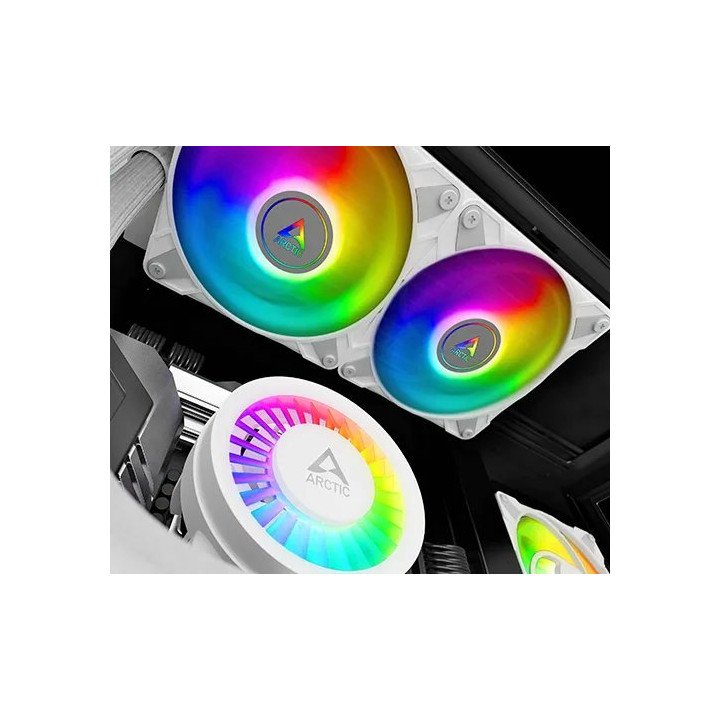 קירור נוזלי למעבד ARCTIC Liquid Freezer III 240 A-RGB 240mm בצבע לבן