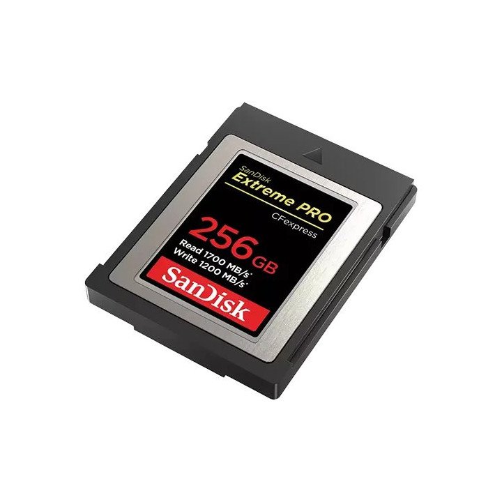 כרטיס זכרון מקצועי SanDisk Extreme Pro CFexpress Card Type B - נפח 256