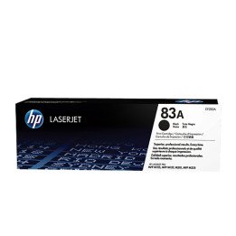 טונר למדפסת לייזר HP בצבע שחור דגם 83A CF283A LaserJet
