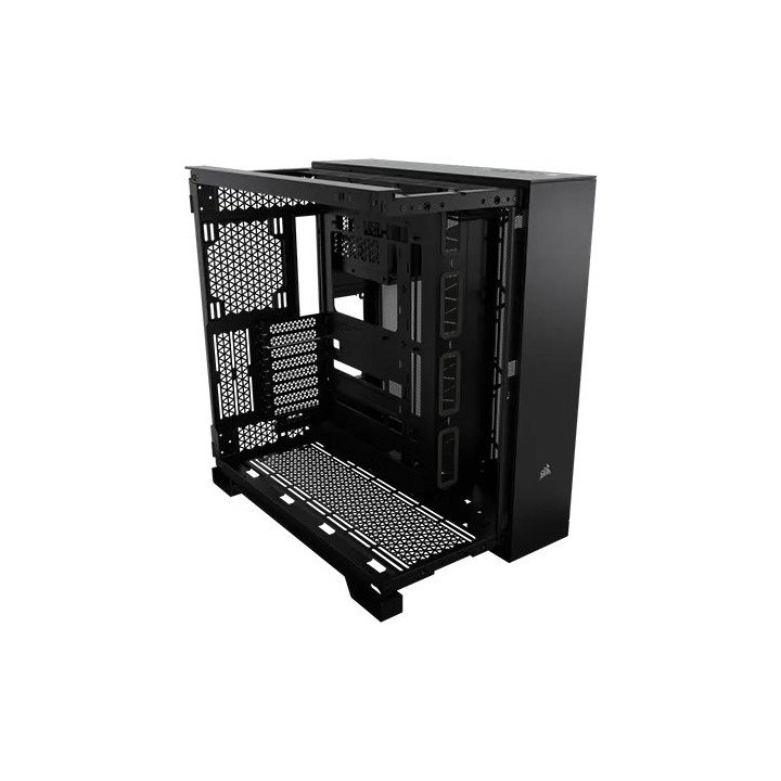 מארז מחשב Corsair 6500X Mid-Tower Dual Chamber בצבע שחור