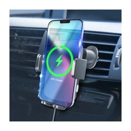 מתקן לטלפון לרכב אוניברסלי עם מטען אלחוטי Super Mobile SH141 15W