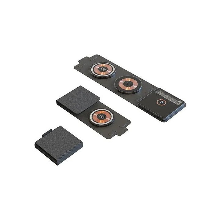 מטען אלחוטי 3 ב 1 למוצרי אפל Super Mobile דגם TH01 לאייפון + שעון Appl