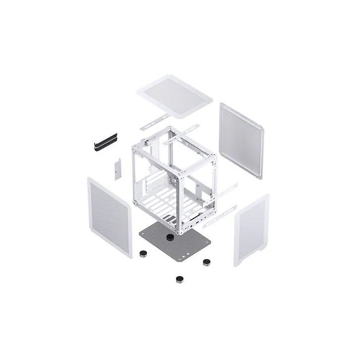 מארז מחשב Jonsbo C6 White בצבע לבן