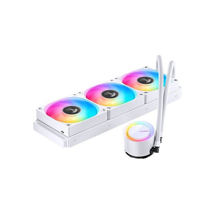 קירור נוזלי למעבד Jonsbo TG-360 Black ARGB 360mm בצבע לבן
