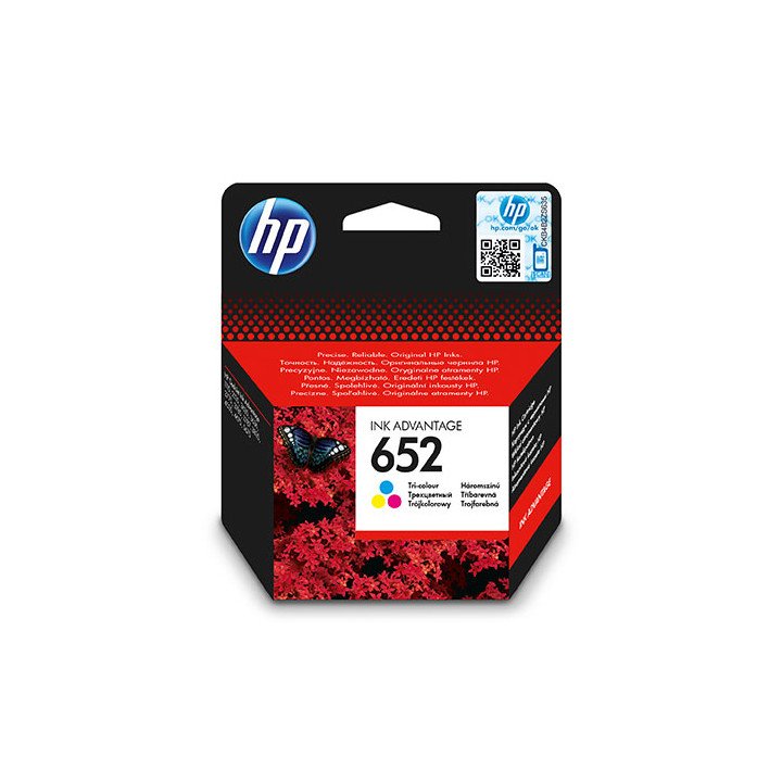 ראש דיו למדפסת 652 צבעוני מקורי HP 652 F6V24AE
