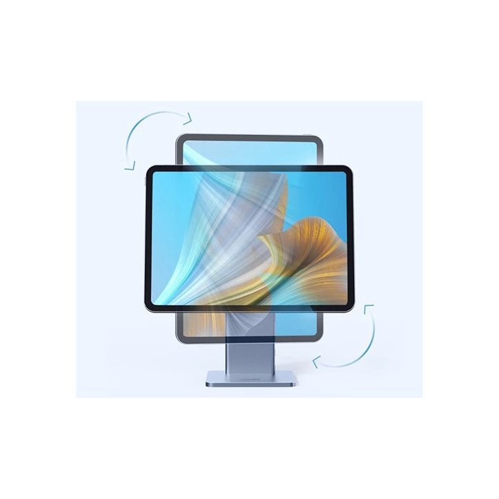 מעמד לאייפד ל- iPad Pro 12.9 מגנטי מתכוונן בצבע כסוף Hagibis