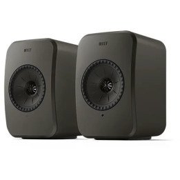 רמקולים מוגברים HiFi אלחוטיים KEF LSX II LT בצבע אפור גרפיט
