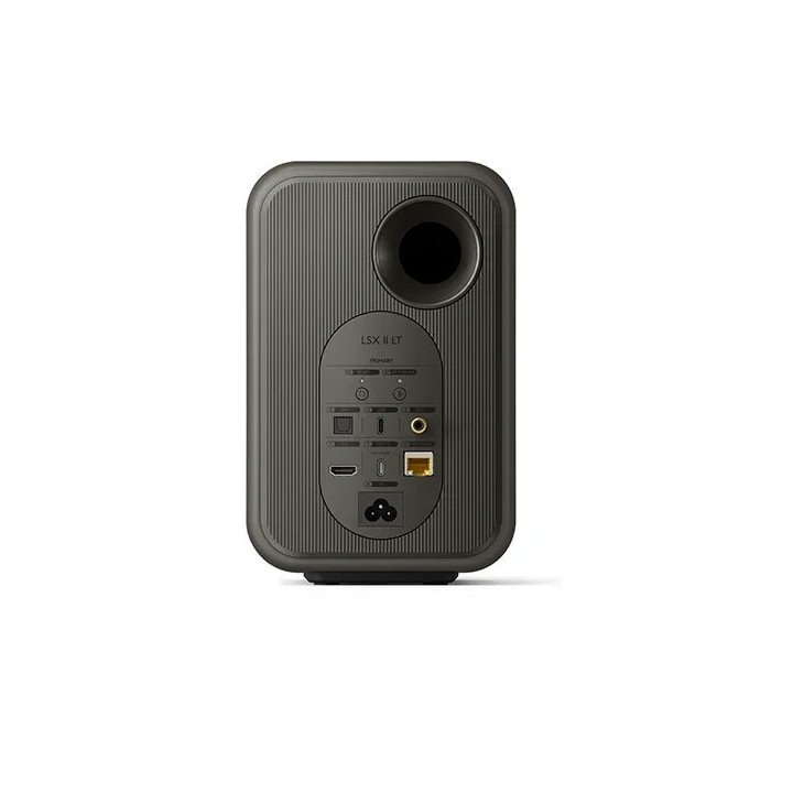 רמקולים מוגברים HiFi אלחוטיים KEF LSX II LT בצבע אפור גרפיט