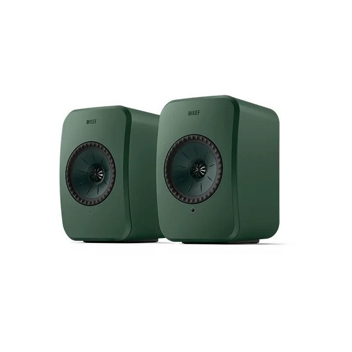 רמקולים מוגברים HiFi אלחוטיים KEF LSX II LT בצבע ירוק