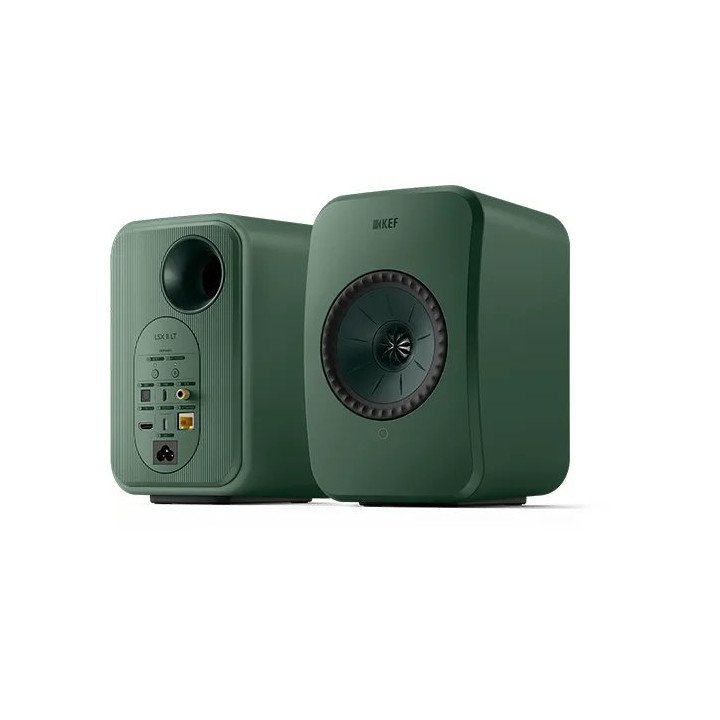 רמקולים מוגברים HiFi אלחוטיים KEF LSX II LT בצבע ירוק