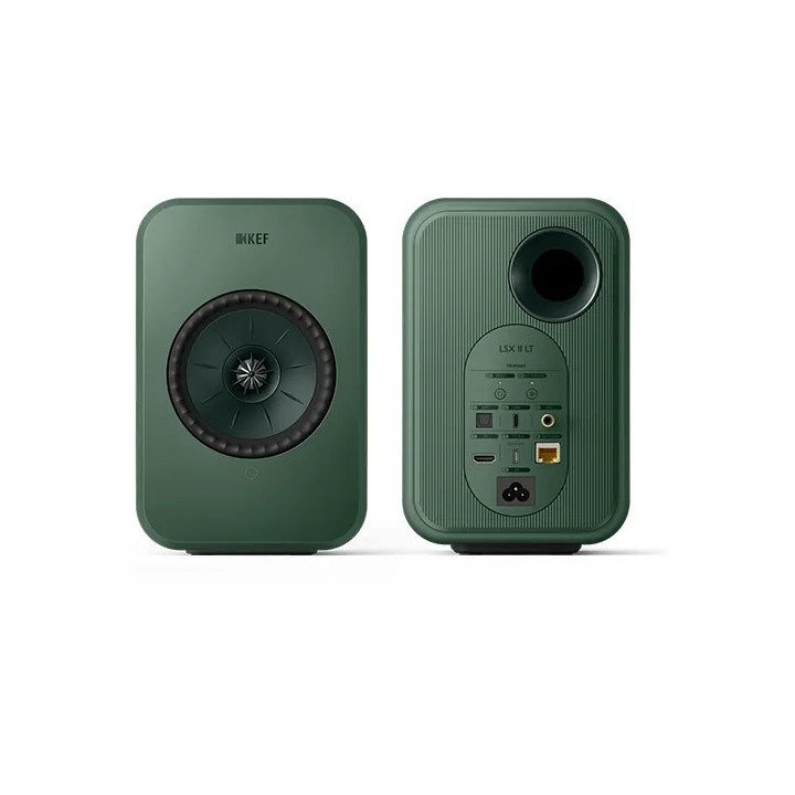 רמקולים מוגברים HiFi אלחוטיים KEF LSX II LT בצבע ירוק