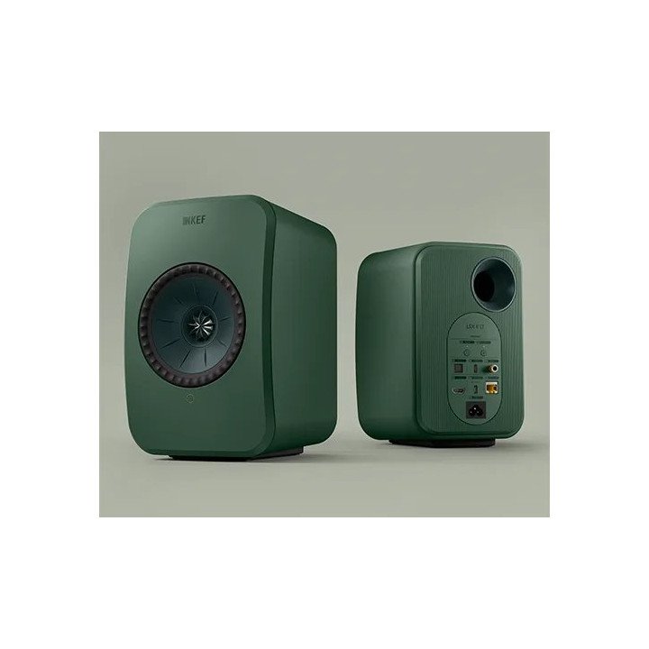 רמקולים מוגברים HiFi אלחוטיים KEF LSX II LT בצבע ירוק