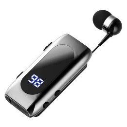 אוזניית דיבורית Bluetooth עם כבל נשלף וקליפס לבגד MIZUKI K55