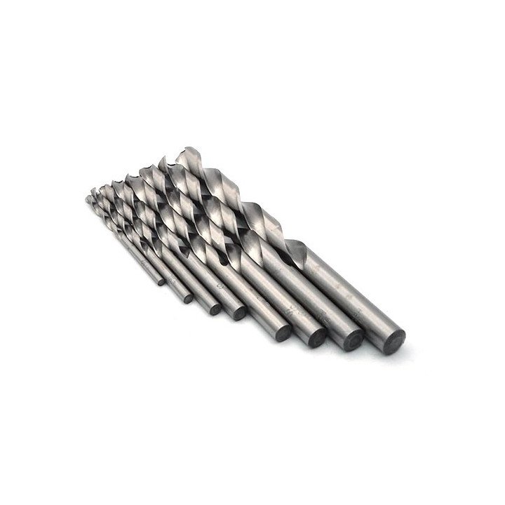 סט מקדחים HSS למתכת – 8 יחידות Super Tools Twist Drills