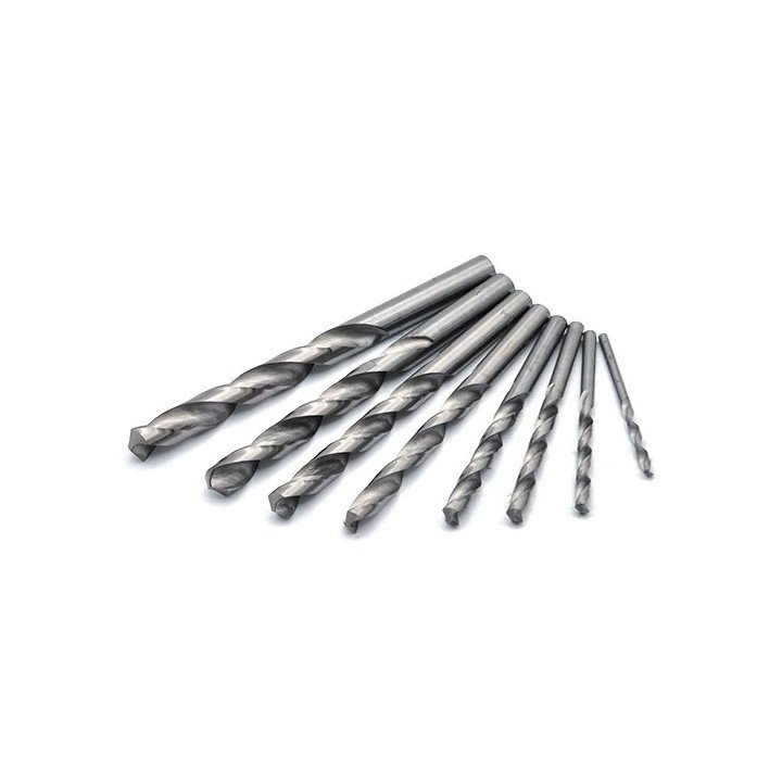 סט מקדחים HSS למתכת – 8 יחידות Super Tools Twist Drills