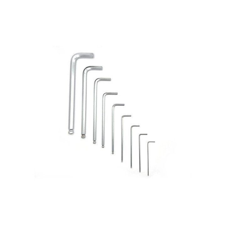 סט מפתחות אלן כדורי בינוני 9 יחידות Super Tools